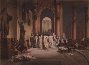 The Death of Julius Caesar (After the Painting by Gerome)